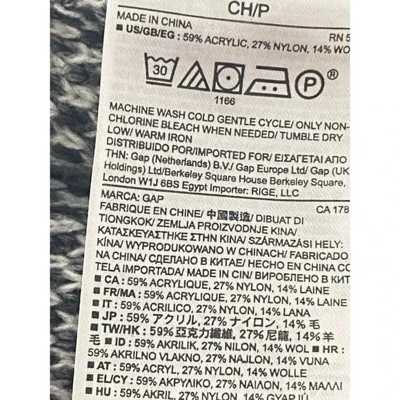 Gap Women’s Black and White Cardigan Size Small - Picture 5 of 5